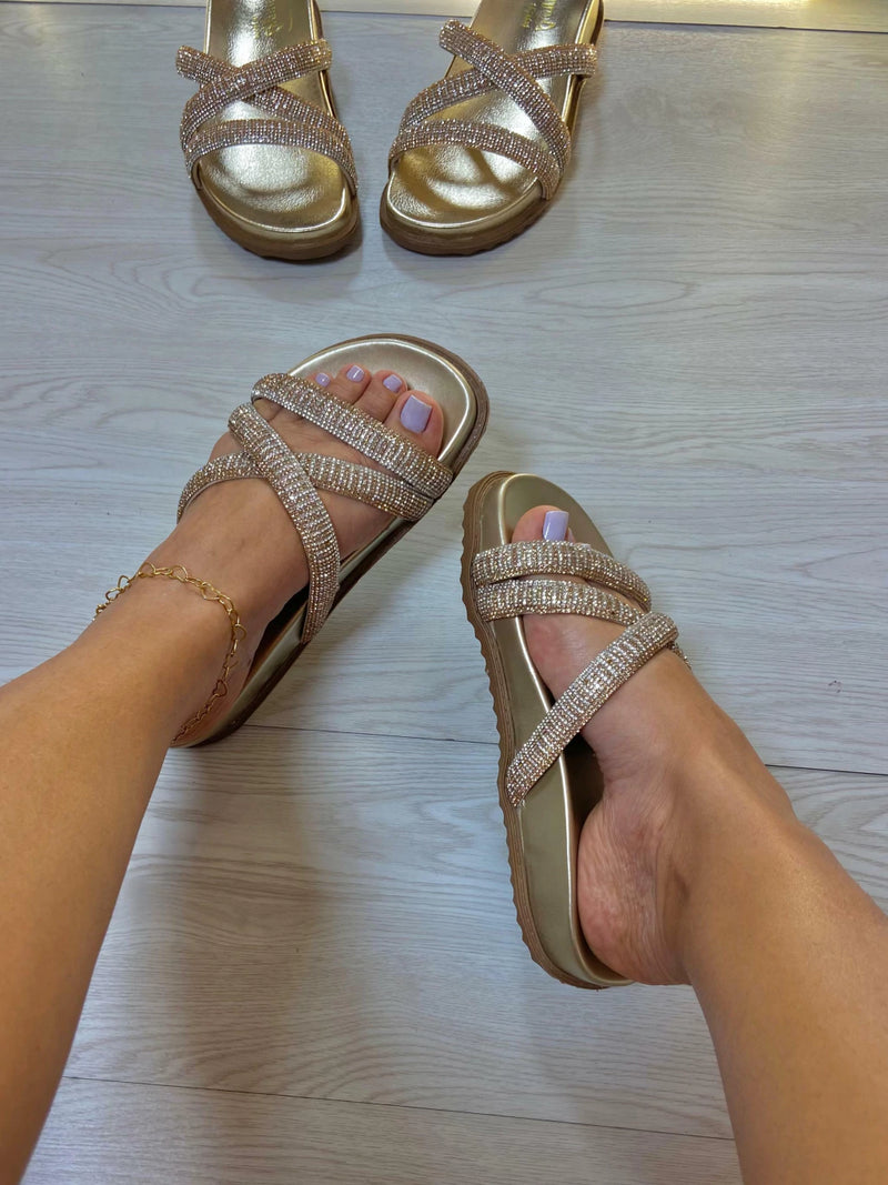 SANDALIA PAPETE ESMERALDA