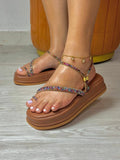 SANDALIA FLATFORM MANU